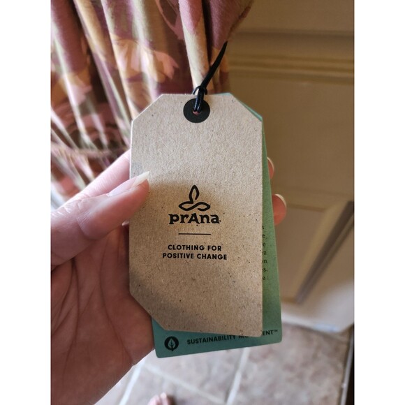 Prana Ayla Dress, Brown Floral– NWT Size XL - Picture 4 of 5